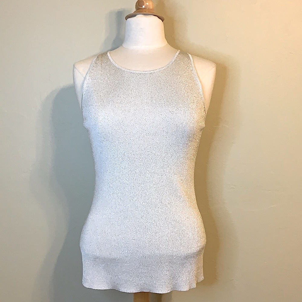LOFT - 🪩 Silver Tank Top 🪩